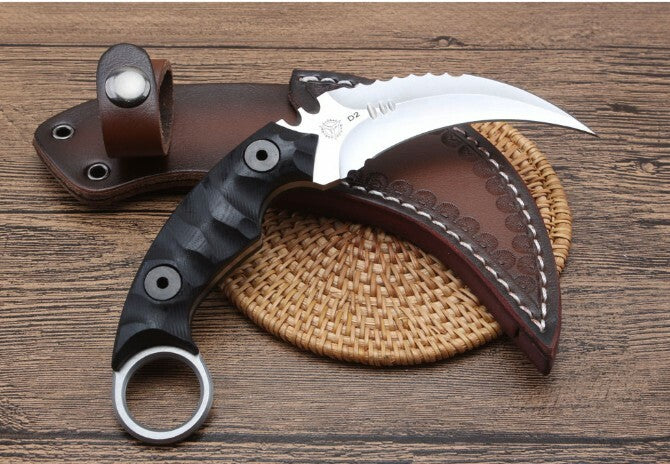 New D2 Steel Blade G10 Handle FullTang Collection Outdoor Utility Tool Knife C32