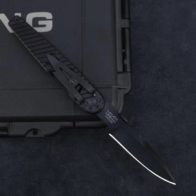 8'' New CNC N690 Steel Blade Aluminum Handle Camping Pocket Folding Knife VTF17