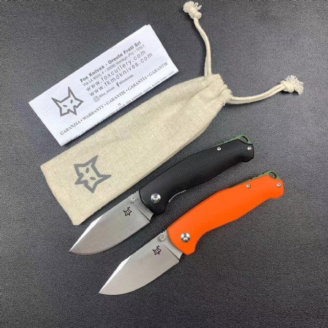 7'' New N690 Blade G10 Handle Camping Outdoor Utility Tool Folding Knife VTF523
