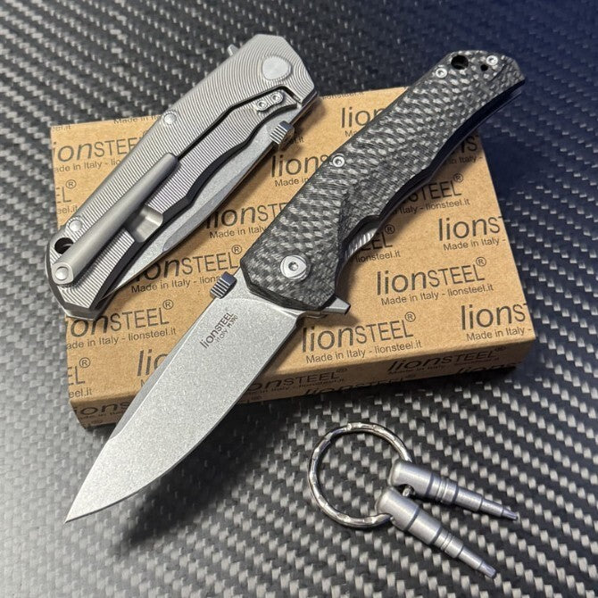 7'' New Folding Knife M390 Blade Pocket Camping Utility Outdoor Knife VTF117