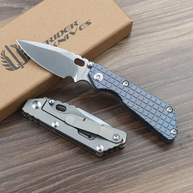 6.5'' New CPM154 Blade Full T4C Titanium Handle Pocket Camping Utility Outdoor Folding Knife VTF56