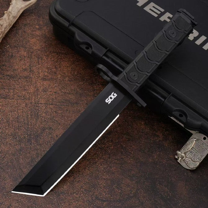 New AUS-8 Fixed Blade NylonGlassFiber Handle Collection Camping Tool Knife VTH78