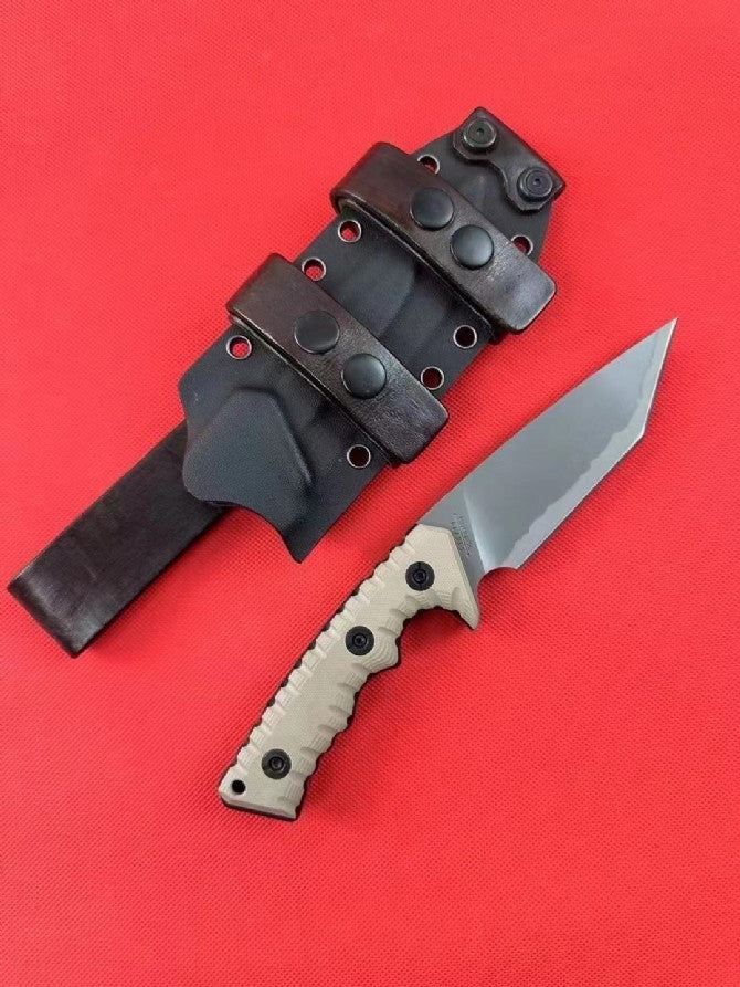 New A8 Steels Blade G10 Handle Full Tang Camping Outdoor Utility Knife M27T