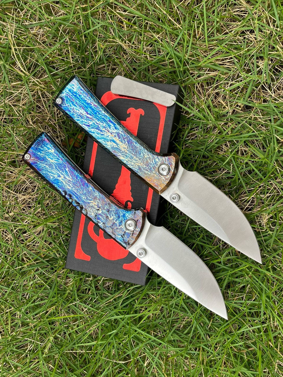 8'' New FoldingKnife M390 Blade Full T4C Titanium Handle Pocket Camping Outdoor Utility Knife VTF95G