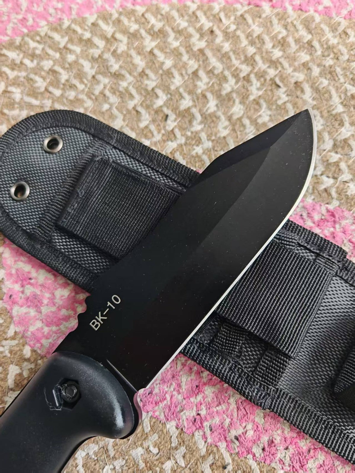 11''New 1905Cro-Van Blade Fiberglass Handle Full Tang Camping Outdoor Knife BK10