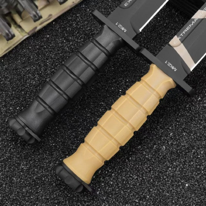 12'' New CNC N690 Steel Blade Nylon Handle Camping Outdoor Utility Knife VTH36N