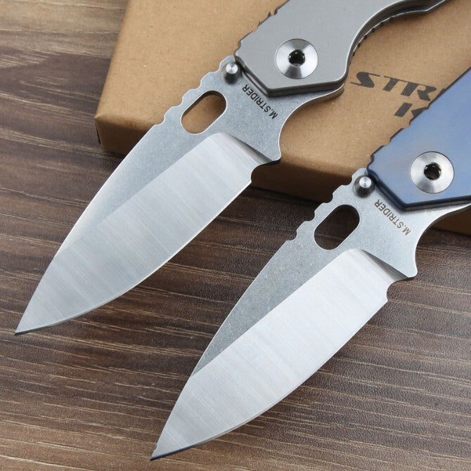 8'' New CNC CPM154 Blade Full T4C Titanium Handle Pocket Camping Utility Outdoor Folding Knife VTF54