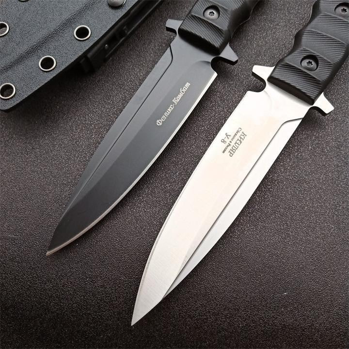 9'' New D2 Fixed Blade Nylon Glass Fiber Handle Collection Outdoor Knife VTH06