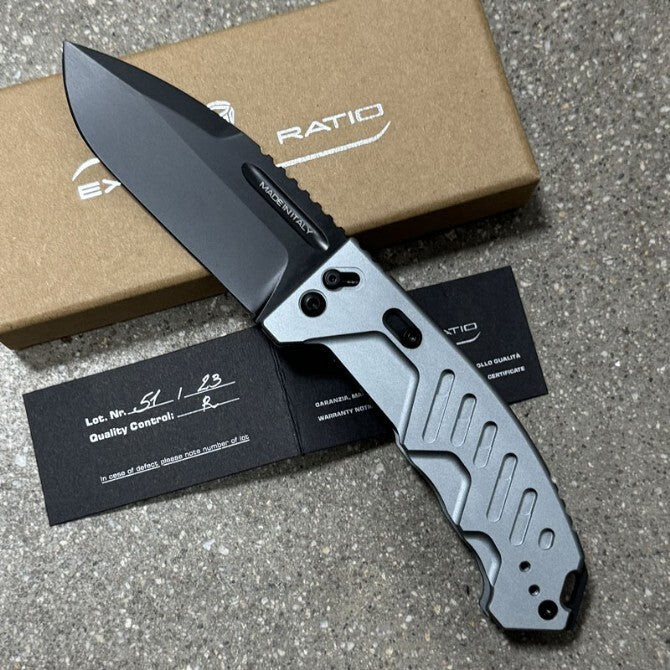 9'' New N690 Blade Aluminum Handle Climbing Camping Pocket Folding Knife VTF194