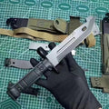 New HighCarbon Steel Fixed Blade Plastic Handle Collection Outdoor Knife VTH29