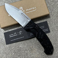 9'' New N690 Blade Aluminum Handle Climbing Camping Pocket Folding Knife VTF194