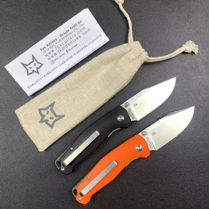 7'' New N690 Blade G10 Handle Camping Outdoor Utility Tool Folding Knife VTF523
