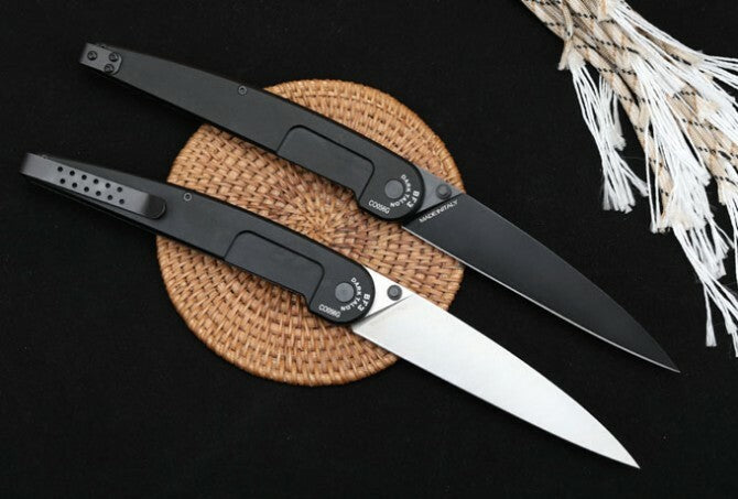 New Manual Folding Knife N690 Blade Aluminum Handle Outdoor Pocket Knife VTF176