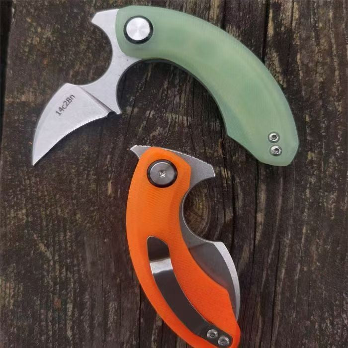 New Mini 14C28N Steels Blade G10 Handle Outdoor EDC Pocket Folding Knife VTF33