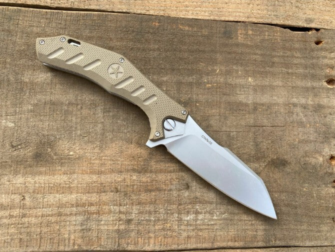 9"New Manual Folding Knife D2 Blade G10 Handle Outdoor Pocket Folding Knife DF54
