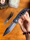 8'' New FoldingKnife 14C28N Blade G10 Handle Outdoor EDC Knife VTF75