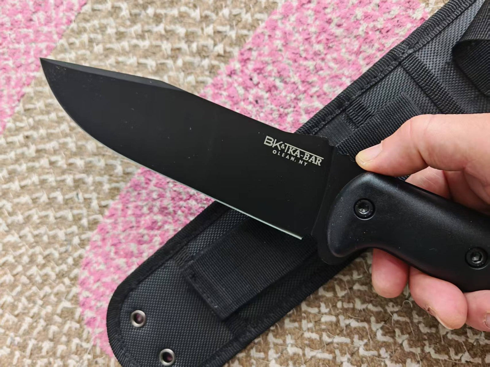 12'' New 1905Cro-Van Blade Fiberglass Handle Camping Outdoor Tool TKnife BK7