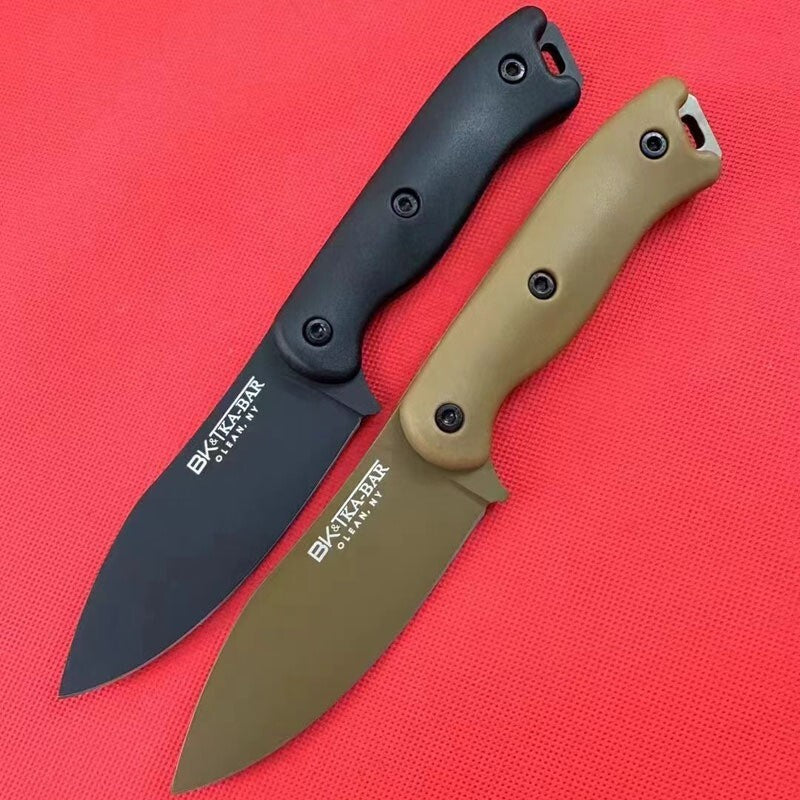 2Pcs/Lot 9'' New D2 Blade GlassFibre Handle Full Tang Outdoor Camping Knife BK19