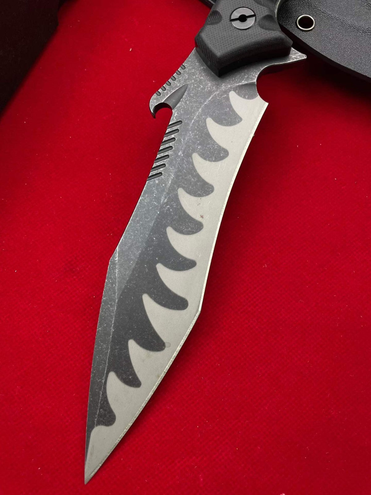 12'' New 9CR14MOV Steel Blade ABS Handle Camping Outdoor Hunting Knife VTH49