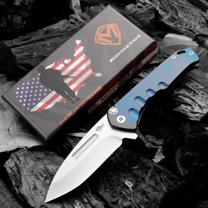 8.5''New Manual Folding Knife D2 Steel Blade All Steel Handle Folding Knife DF33