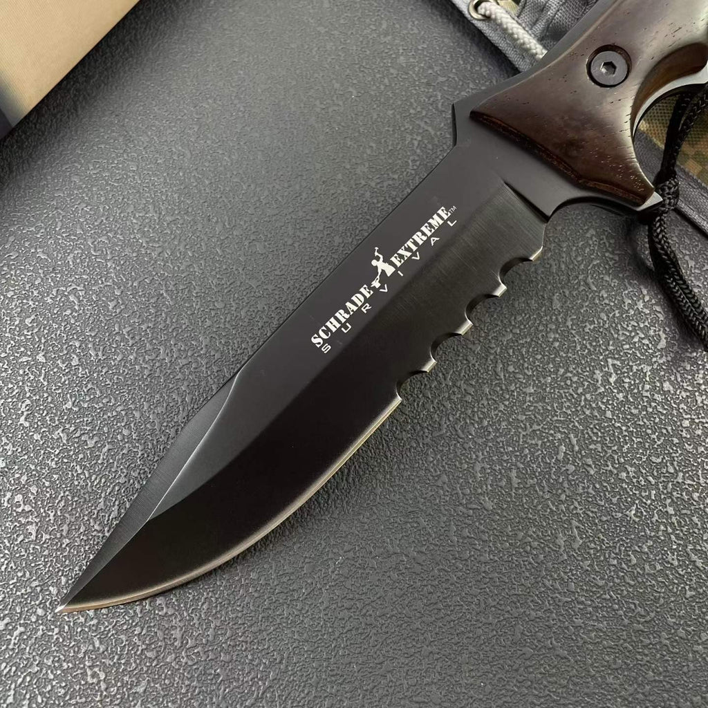 12'' New 9Cr15MoV Steels ABS handle Outdoor camping tool Hunting Knife VTH87W