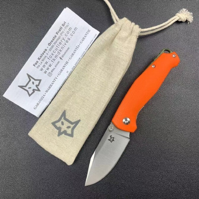 7'' New N690 Blade G10 Handle Camping Outdoor Utility Tool Folding Knife VTF523