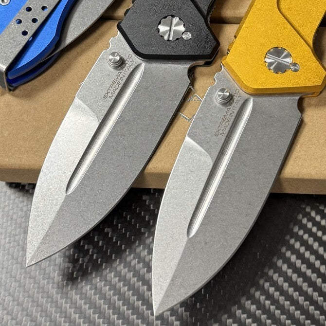 9.5'' New CNC Stone wash N690 Blade Aluminum Handle Survival Folding Knife VTF76
