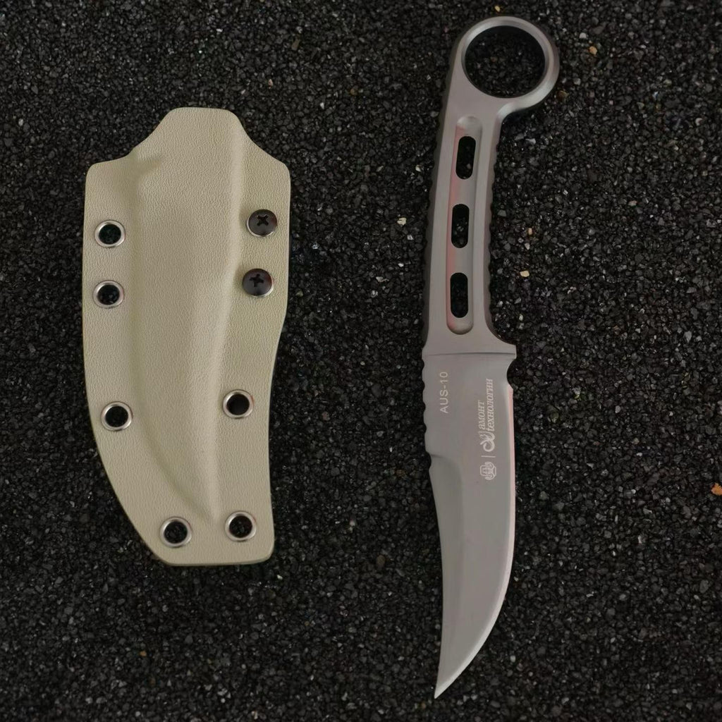 New Fixde Blade AUS-10 Steel Blade Full Tang Survival Hunting EDC Knife VTH23