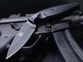 7.5''New CNC AUS-8A Steel Blade G10 Handle Survival Hunting Camping Knife VTH71