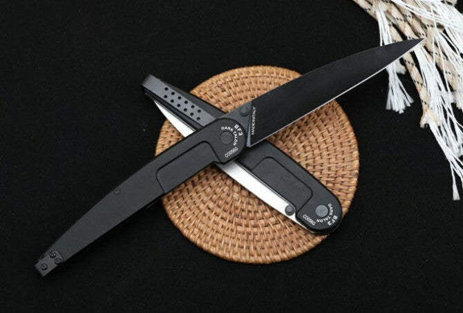 New Manual Folding Knife N690 Blade Aluminum Handle Outdoor Pocket Knife VTF176
