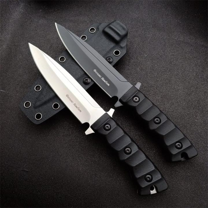 9'' New D2 Fixed Blade Nylon Glass Fiber Handle Collection Outdoor Knife VTH06