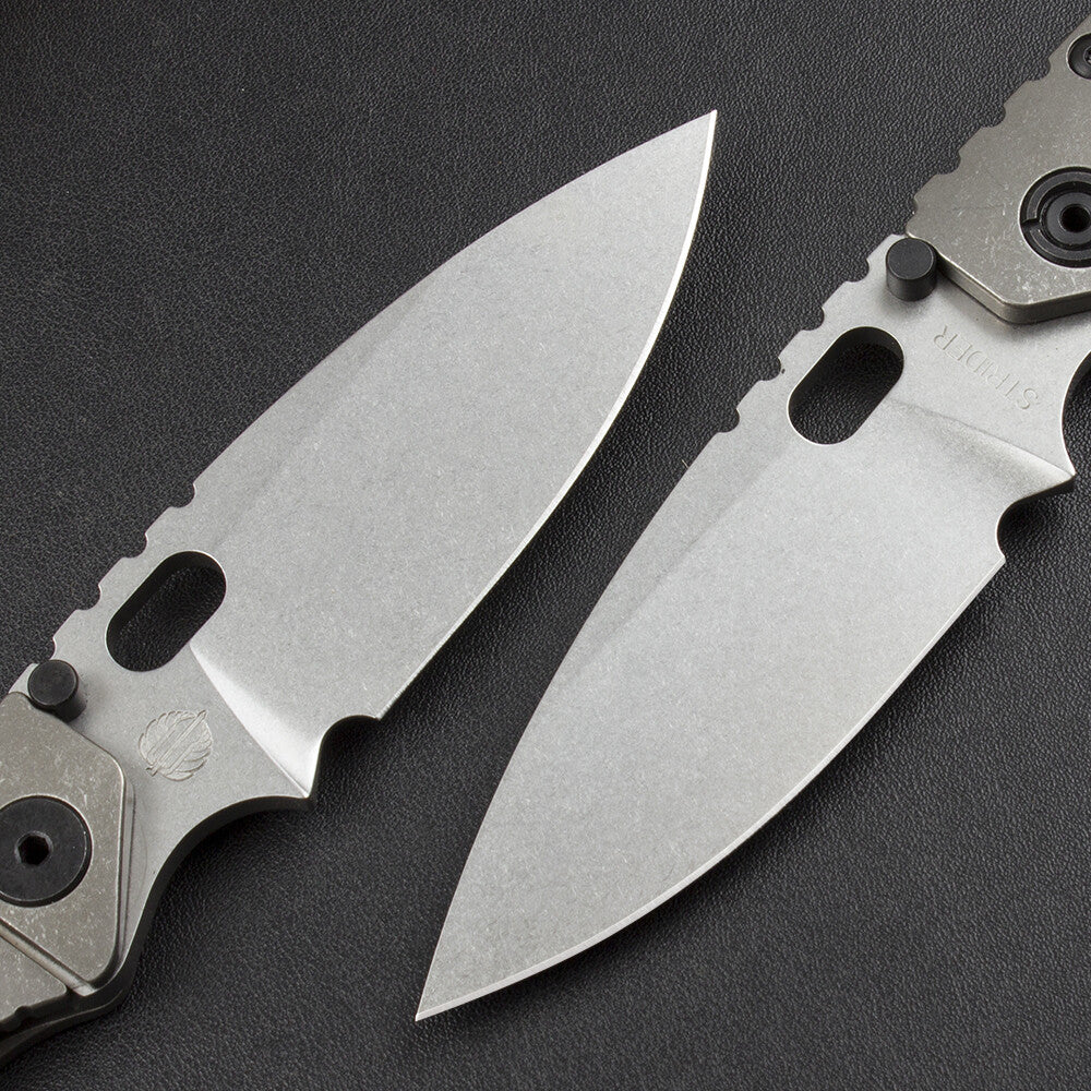 9'' New CNC Stone Wash D2 Blade Full T4C Titanium Handle  Pocket Camping Utility Folding Knife DF186