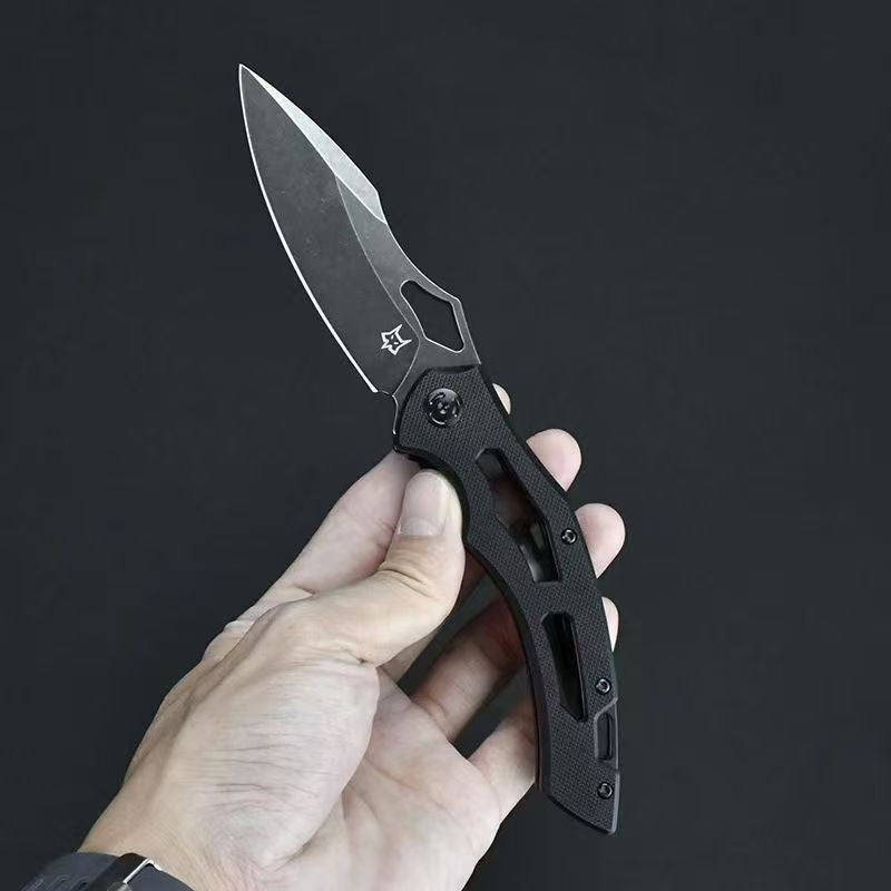 New N690 Steel Blade G10 Handle Folding Camping Outdoor Tool Knife VTF07