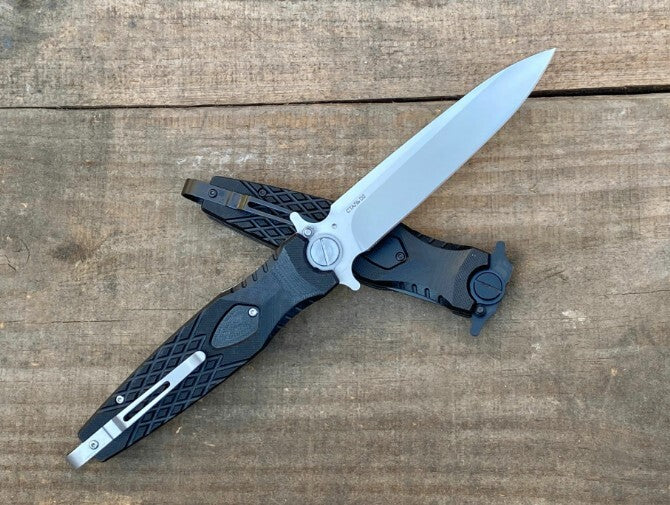 10" New Manual Folding Knife D2 Steel Blade G10 Handle Liner Lock Pocket knife