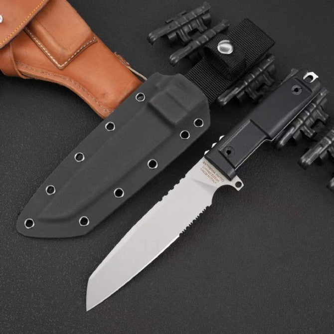 11'' New CNC N690 Steels Blade G10 Handle Camping Outdoor Tool Knife VTH33