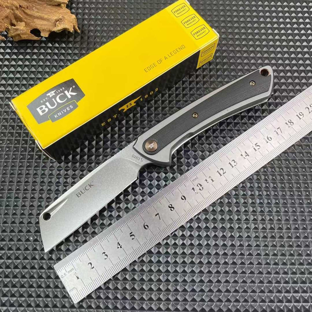 7.5" New FoldingKnife D2 Steel Blade Aluminum Handle Camping Knife DF263