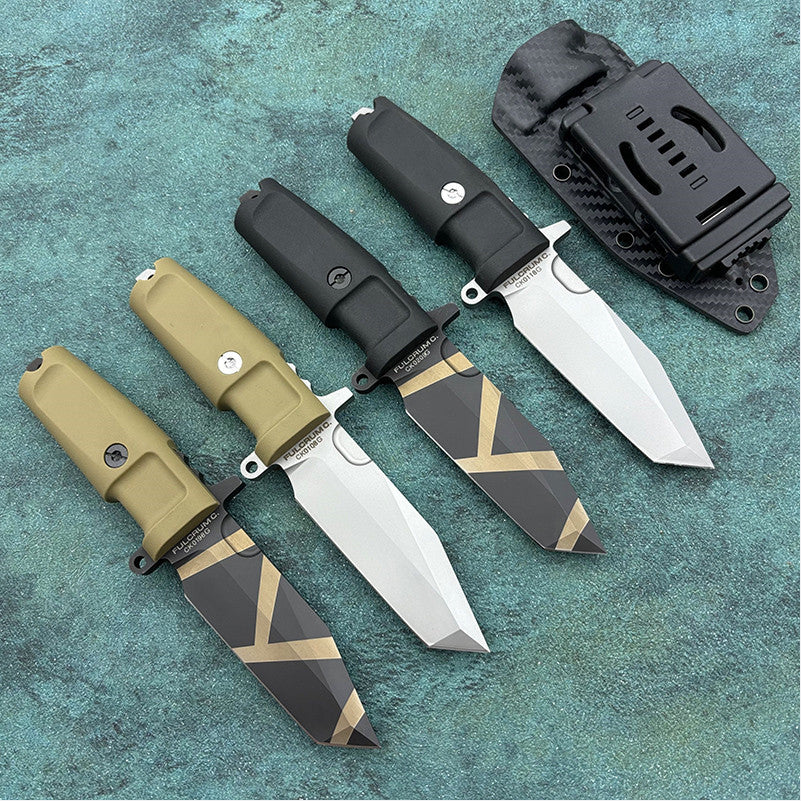 8.5'' New A8 Steels Blade Craton Handle Camping Outdoor Utility Tool Knife VTH20