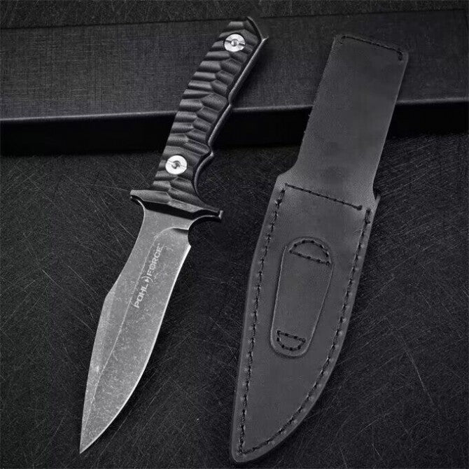 8'' New CNC D2 Blade Full Tang G10 Handle Sharp Outdoor Utility Tool Knife VTH69