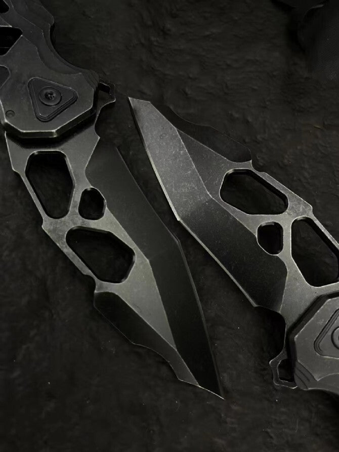 8'' New FoldingKnife D2 Blade Steels Handle Collection Outdoor Knife DF60