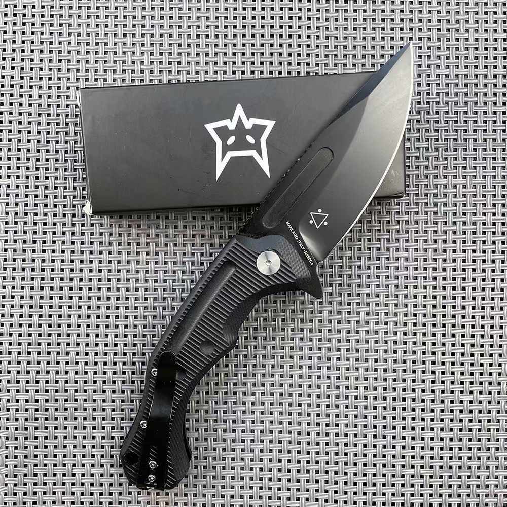 8.5'' New N690 Blade G10 Handle Folding Camping Outdoor Utility Knife VTF169