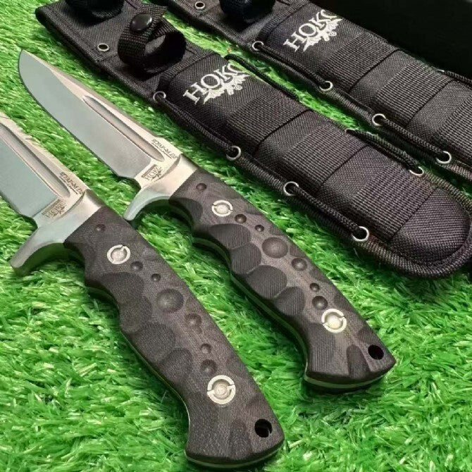 11'' New Full Tang D2 Steel Blade G10 Handle Camping Outdoor Tool Knife VTH97