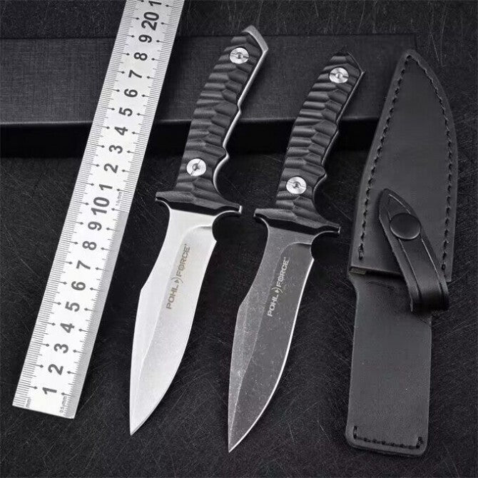 8'' New CNC D2 Blade Full Tang G10 Handle Sharp Outdoor Utility Tool Knife VTH69