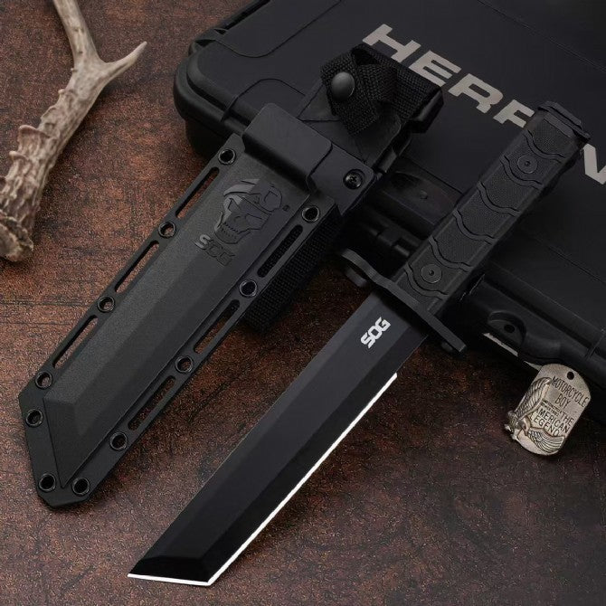 New AUS-8 Fixed Blade NylonGlassFiber Handle Collection Camping Tool Knife VTH78