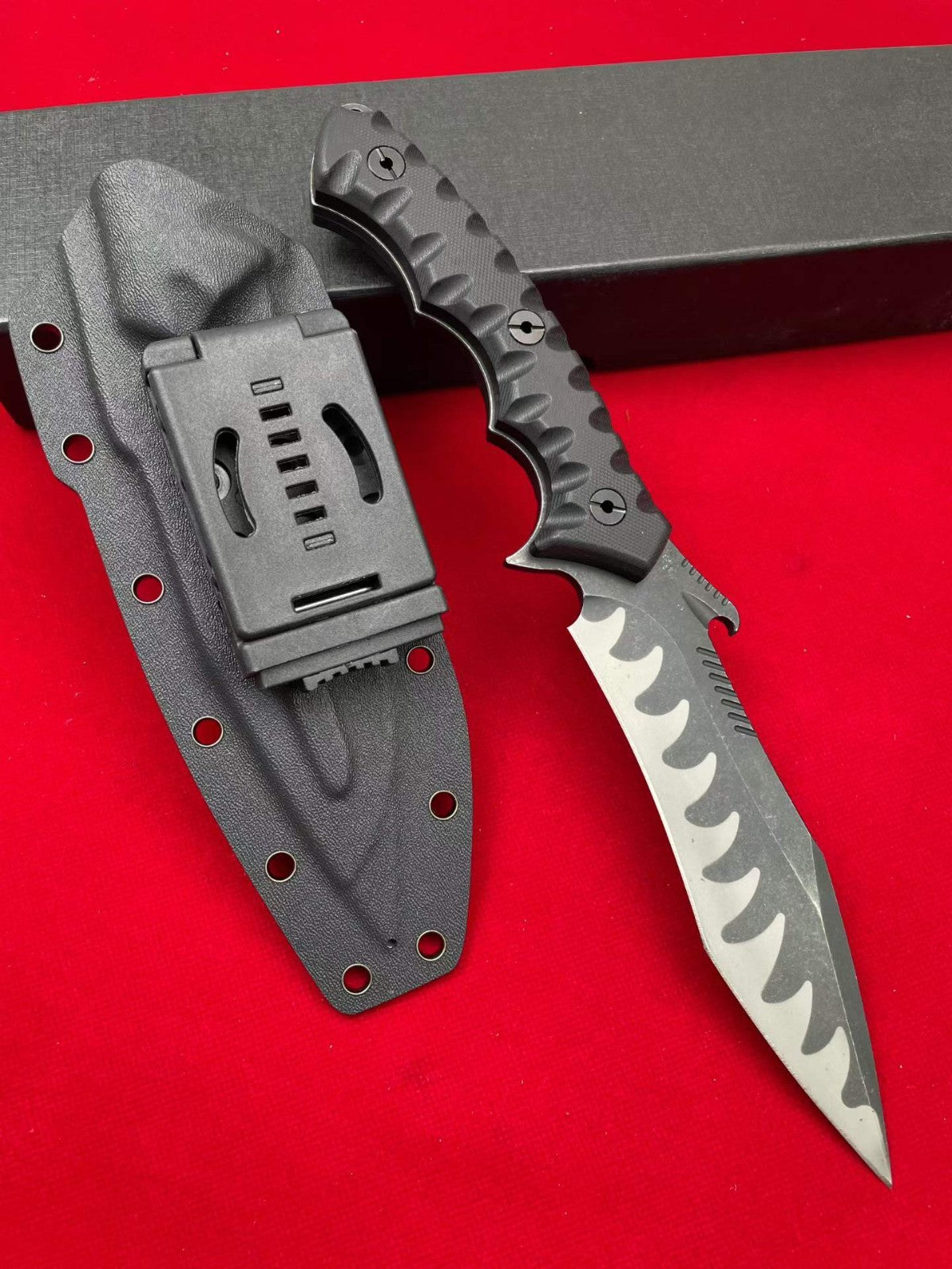 12'' New 9CR14MOV Steel Blade ABS Handle Camping Outdoor Hunting Knife VTH49