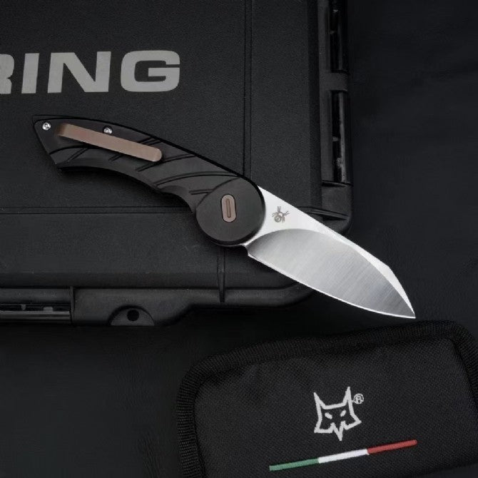 7'' New Manual Folding Knife CNC M390 Blade Aluminum Handle Pocket Knife VTF91
