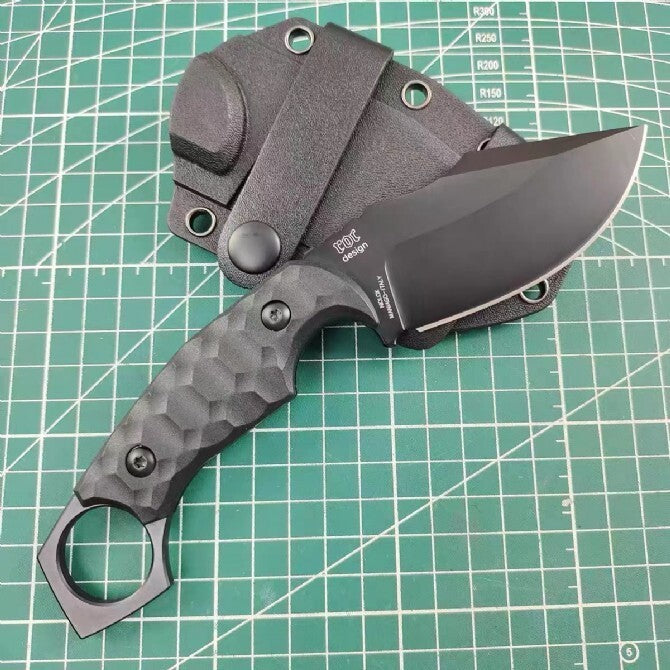 8'' New NioLox Steel Fixed Blade Fiberglass Handle Collection Claw Knife C04
