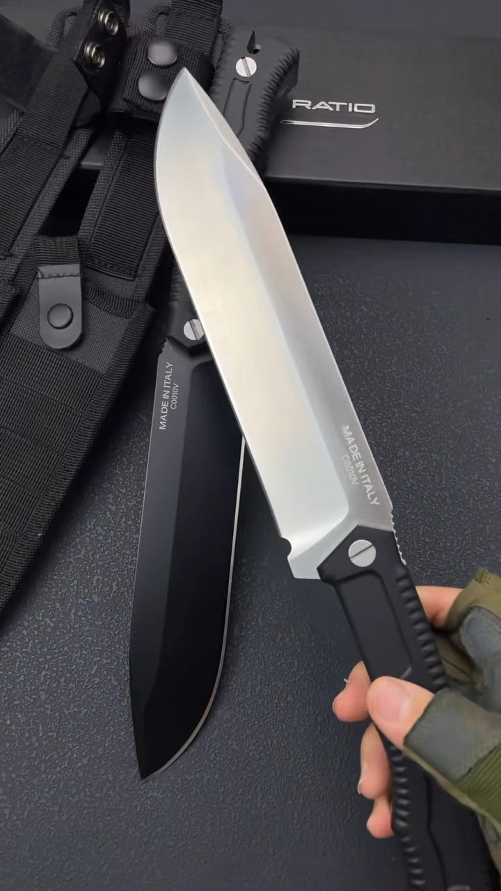 New Fixed Blade N690 Blade G10 Handle Camping Outdoor Utility Hiking Knife VTH17