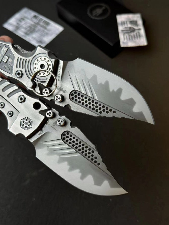 10" New CNC Z-Wear Steel Blade T4C Handle Camping Tool Folding Knife VTF161