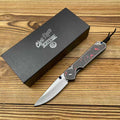 New CNC D2 Blade Sebenza Style Steel Pocket Camping Outdoor Folding Knife DF15