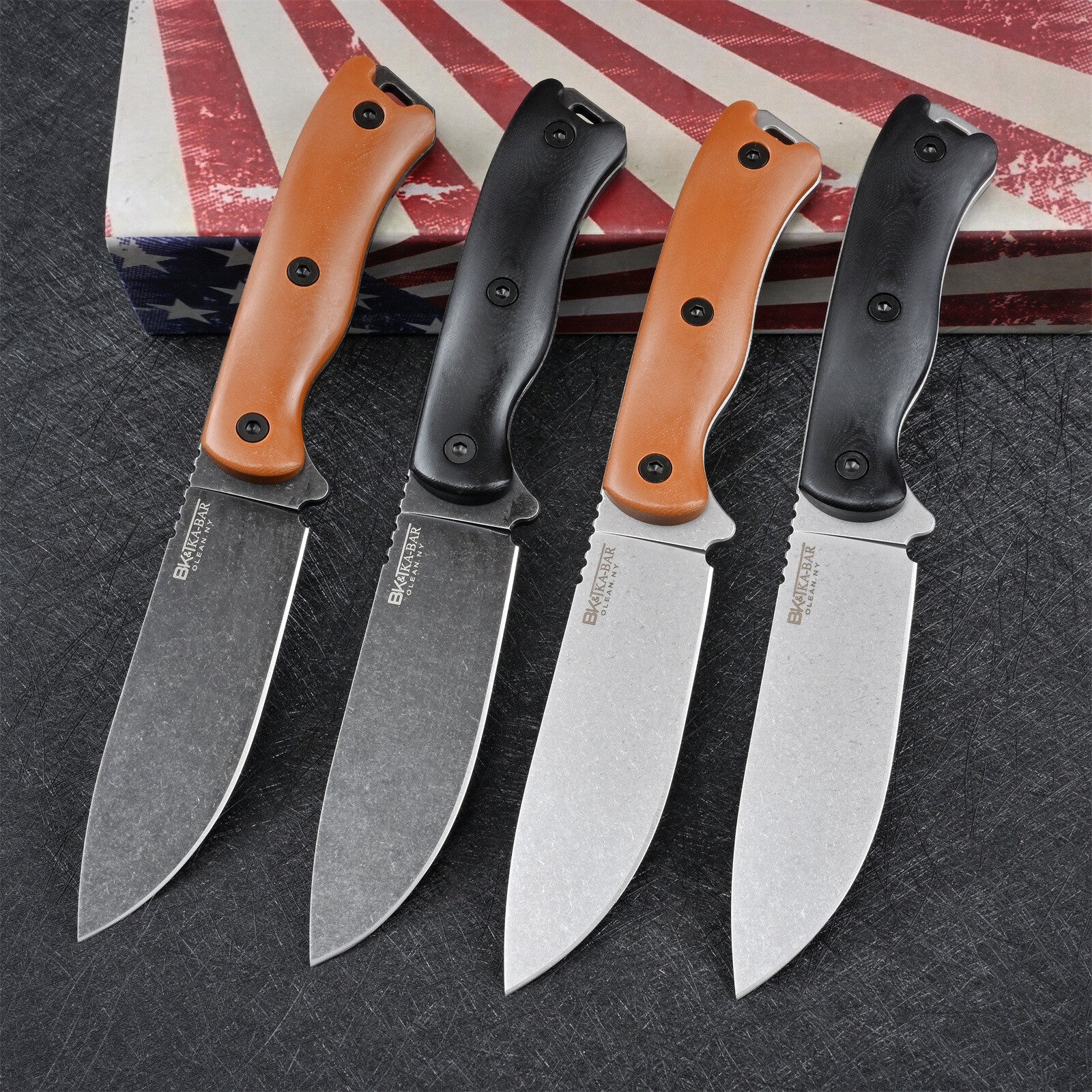 9'' New CNC DC53 Blade Full Tang G10 Handle Camping Outdoor Tool Knife VTH13